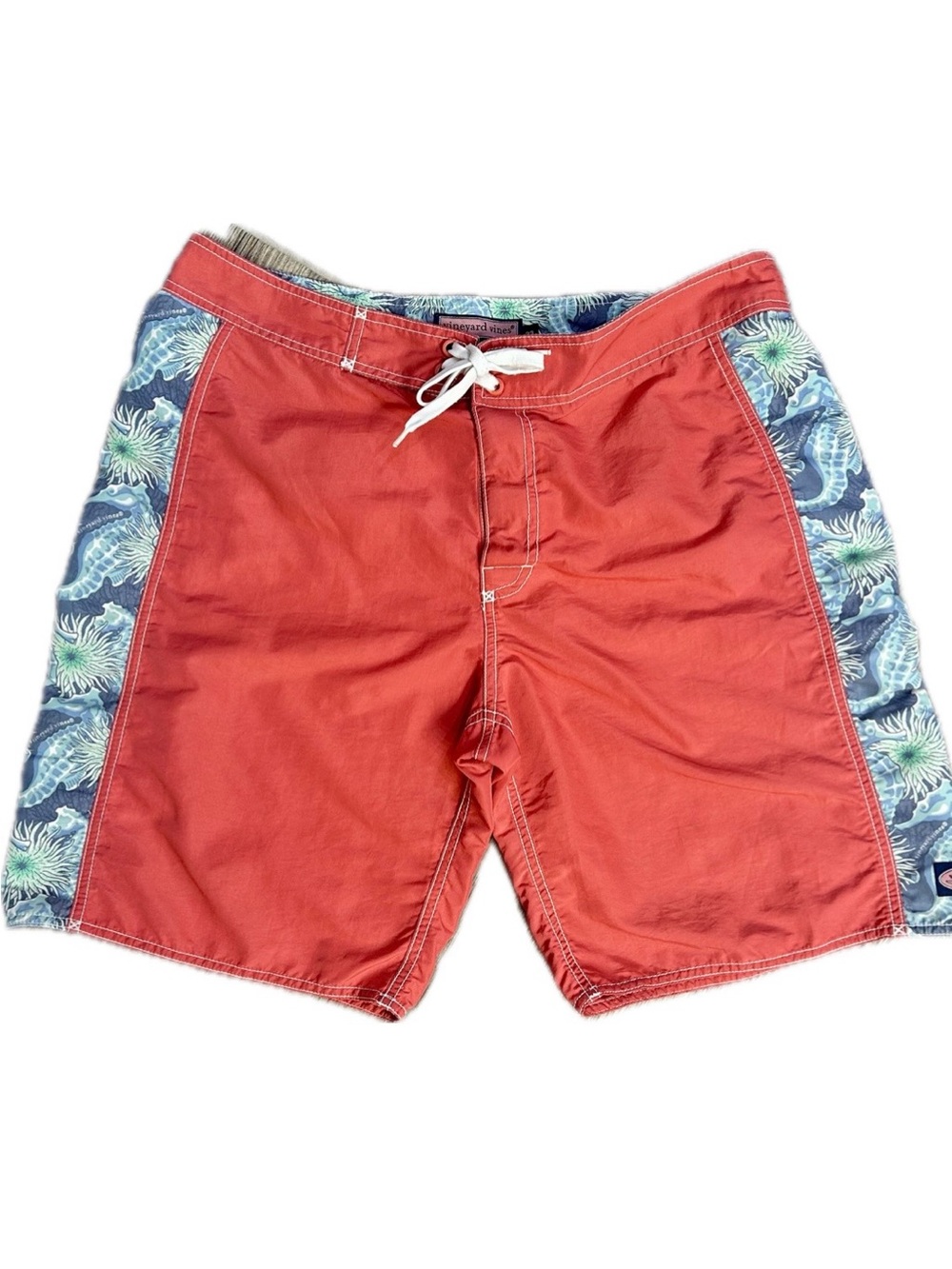 Vineyard Vines Men's Seahorse Panel Board Shorts Swim Trunks Men’s Size 33